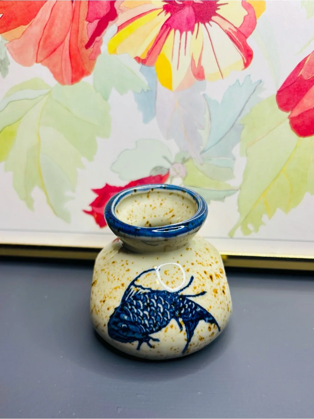 Ceramic Toothpicks Holder/Mini Vase